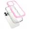  iPhone 15 Pro Skal Wavy Hybrid Transparent/Rosa - Teknikhallen.se