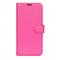  Samsung Galaxy A05s 4G Fodral Litchi Lder Rosa - Teknikhallen.se