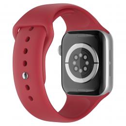 ColorPop Apple Watch 38/40/41 mm Silikon Armband (S/M) Crimson - Teknikhallen.se