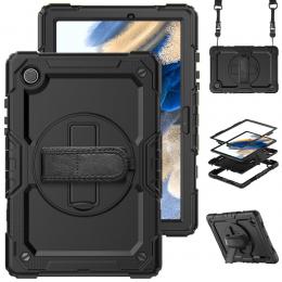  Galaxy Tab A8 10.5 Skal Shockproof Hybrid Kickstand Strap - Teknikhallen.se