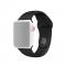  Silikon Armband Apple Watch 41/40/38 mm (M/L) - Svart - Teknikhallen.se