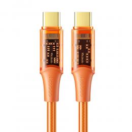 MCDODO Mcdodo 1.2m 100W PD USB-C - USB-C Kabel Orange - Teknikhallen.se