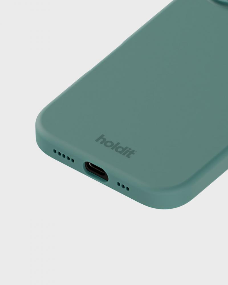 holdit holdit iPhone 16 Skal Silikon Moss Green - Teknikhallen.se