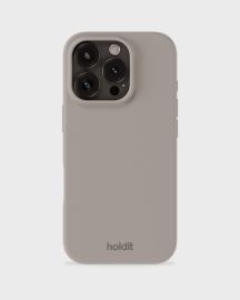 holdit holdit iPhone 16 Pro Skal Silikon Taupe - Teknikhallen.se