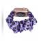  Scrunchie Silk Purple Leopard Armband Apple Watch 42/44/45/49 mm - Teknikhallen.se