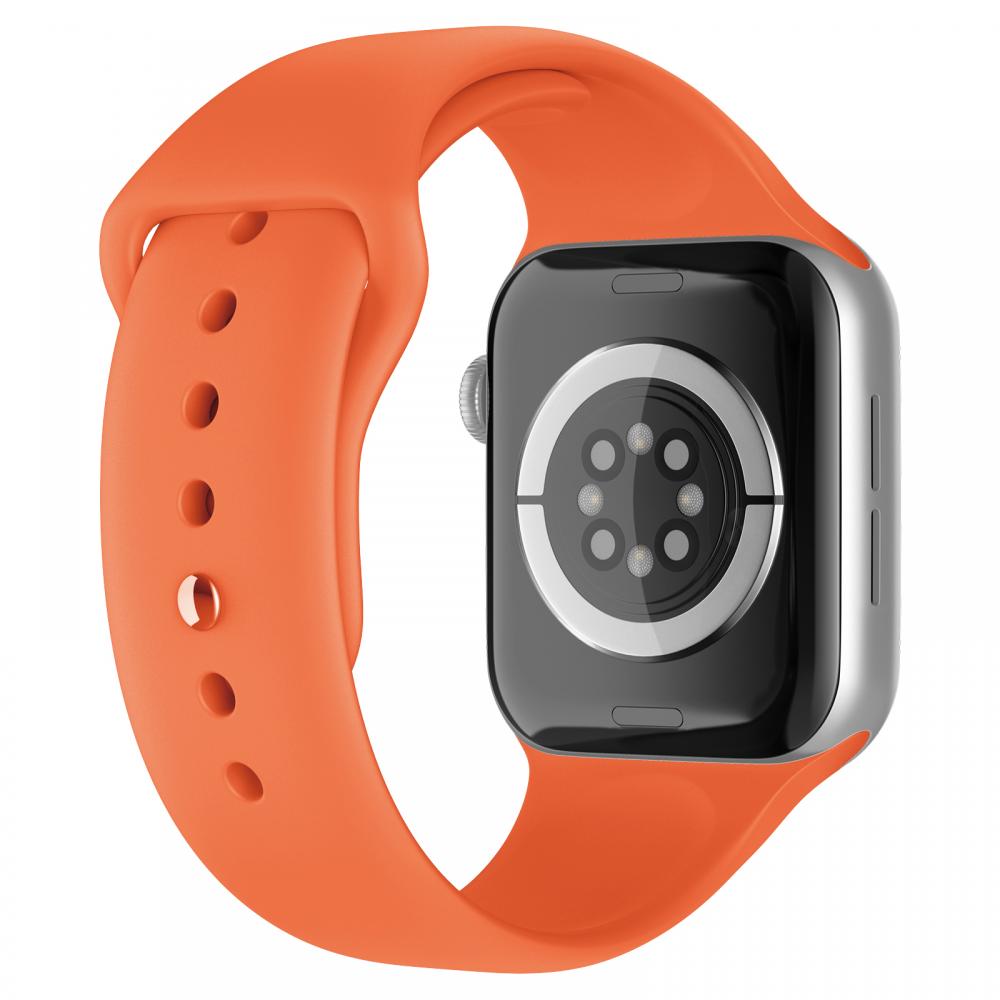 ColorPop Apple Watch 38/40/41 mm Silikon Armband (M/L) Orange - Teknikhallen.se