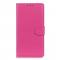  Samsung Galaxy S21 Plus - Litchi Plnboksfodral - Rosa - Teknikhallen.se