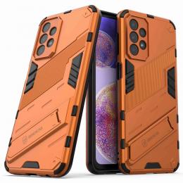  Samsung Galaxy A23 5G Skal Shockproof Hybrid Kickstand Orange - Teknikhallen.se