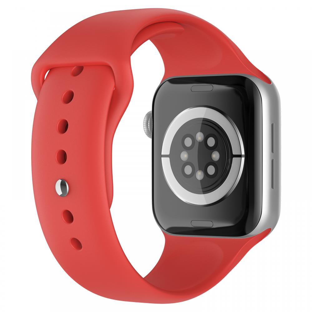 ColorPop Apple Watch 38/40/41 mm Silikon Armband (S/M) Rd - Teknikhallen.se