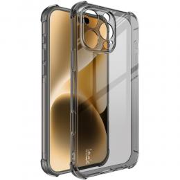 IMAK IMAK iPhone 16 Pro Max Skal Shockproof TPU Tonad Svart - Teknikhallen.se