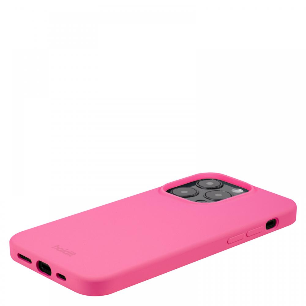 holdit holdit iPhone 14 Pro Skal Silikon Bright Pink - Teknikhallen.se