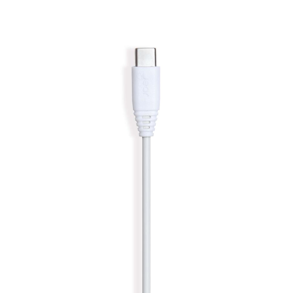 Gear GEAR Laddkabel USB-A till USB-C 30 cm Vit - Teknikhallen.se