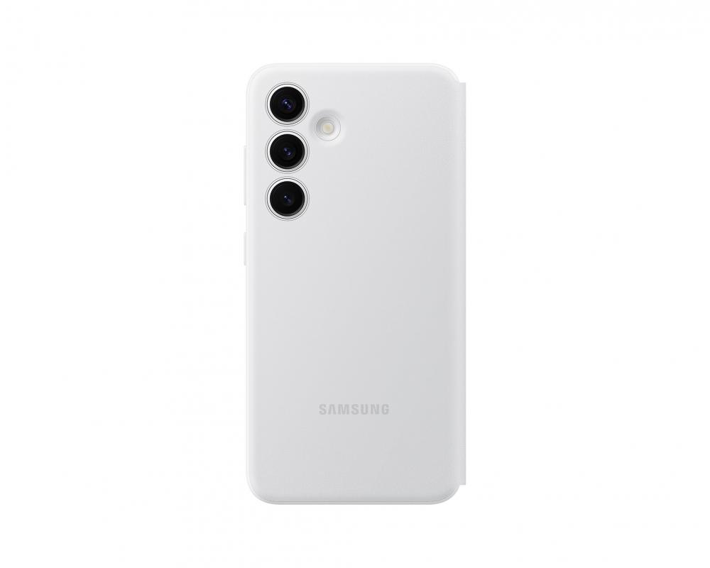 Samsung Samsung Galaxy S24 Fodral Smart Clear View White - Teknikhallen.se