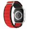 ColorPop Apple Watch 42/44/45/49 mm Armband Alpine Pro Loop Svart/Rd - Teknikhallen.se