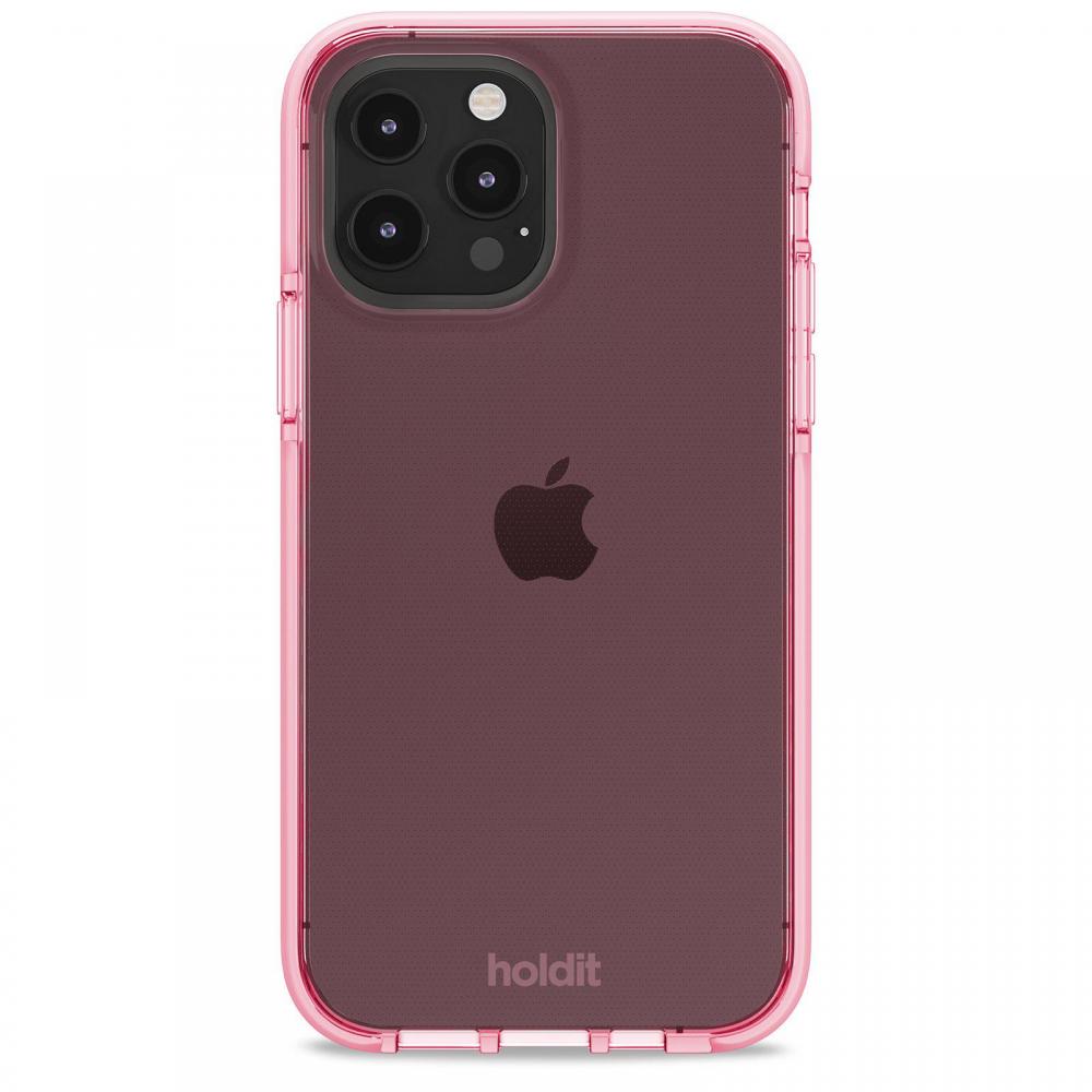 holdit holdit iPhone 13 Pro Skal Seethru Bright Pink - Teknikhallen.se