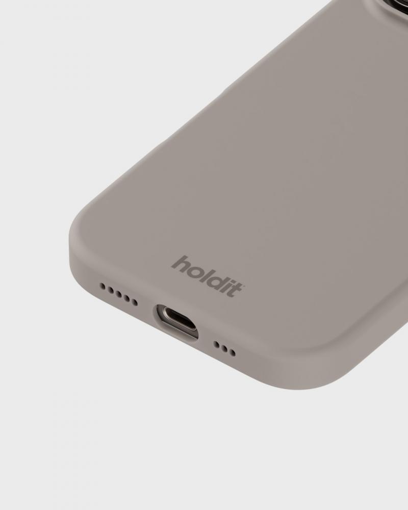 holdit holdit iPhone 16 Pro Skal Silikon Taupe - Teknikhallen.se