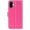  iPhone 16 Fodral Litchi Textur Lder Rosa - Teknikhallen.se