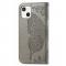  iPhone 13 - Butterfly Print Lder Fodral - Gr - Teknikhallen.se