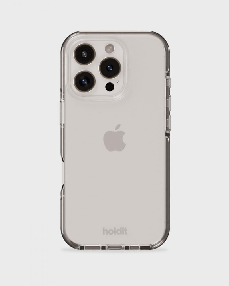 holdit holdit iPhone 16 Pro Skal Seethru Vit - Teknikhallen.se