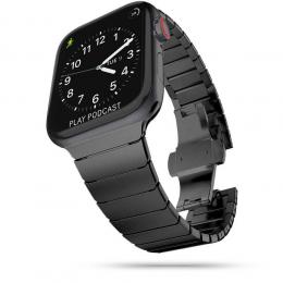Tech-Protect Tech-Protect Apple Watch 42/44/45/49 mm Metallarmband Svart - Teknikhallen.se