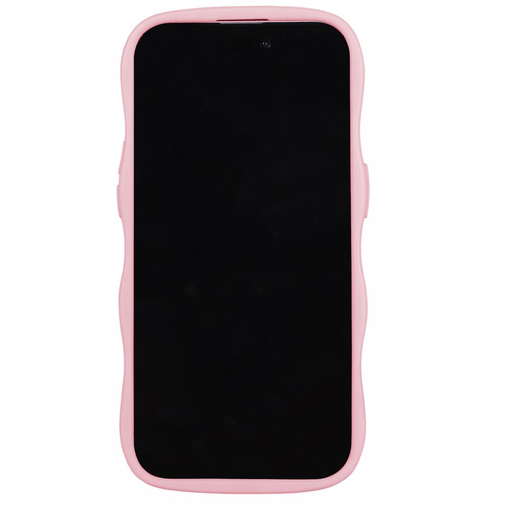 holdit holdit iPhone 12/12 Pro Skal Wavy Pink Transparent - Teknikhallen.se