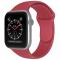 ColorPop Apple Watch 38/40/41 mm Silikon Armband (S/M) Crimson - Teknikhallen.se