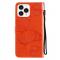  iPhone 13 Pro Max - Butterfly Lder Fodral - Orange - Teknikhallen.se