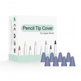  8-PACK Apple Pencil 1/2 Spetsskydd / Tip Cover Lila - Teknikhallen.se