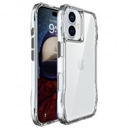  iPhone 16 Plus Skal Hybrid Transparent - Teknikhallen.se