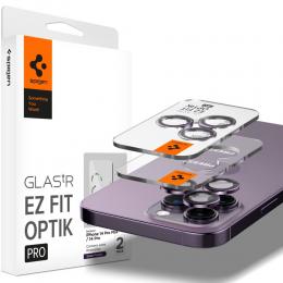 Spigen Spigen iPhone 14 Pro / 14 Pro Max 2-PACK Optik.tR "Ez Fit" Linsskydd - Teknikhallen.se