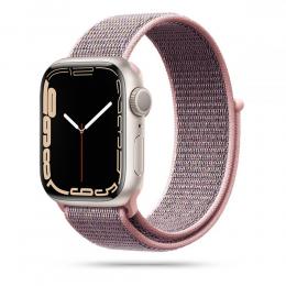 Tech-Protect Tech-Protect Apple Watch 38/40/41 mm Nylon Armband Pink Sand - Teknikhallen.se