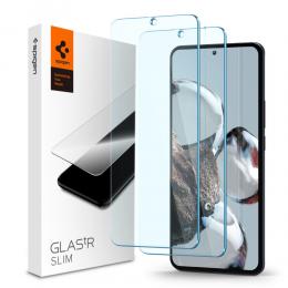 Spigen Spigen Xiaomi 12T / 12T Pro 2-PACK Skärmskydd Slim Glas.tR - Teknikhallen.se
