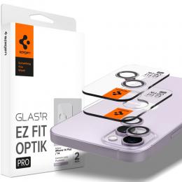 Spigen Spigen iPhone 15/15 Plus/14/14 Plus 2-PACK Optik.tR "Ez Fit" Linsskydd - Teknikhallen.se
