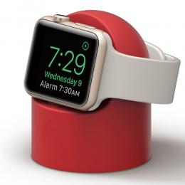  Apple Watch Silikon Stativ Röd - Teknikhallen.se
