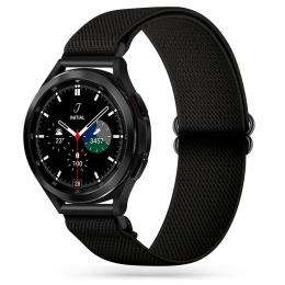 Tech-Protect Tech-Protect Justerbart Nylonarmband Samsung Galaxy Watch 4 Svart - Teknikhallen.se