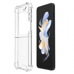  Samsung Galaxy Z Flip 5 Skal Shockproof Hybrid Transparent - Teknikhallen.se