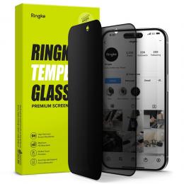 Ringke Ringke iPhone 15 Pro Skärmskydd Härdat Glas Privacy - Teknikhallen.se