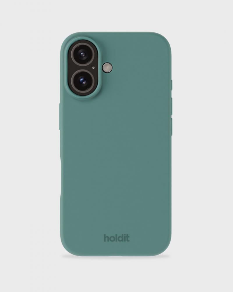 holdit holdit iPhone 16 Skal Silikon Moss Green - Teknikhallen.se