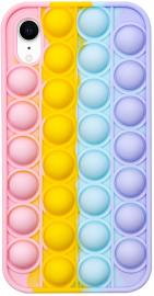  iPhone XR - Pop It Fidget Skal - Multicolor - Teknikhallen.se