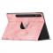  Galaxy Tab S9 Fodral Lder 360 Rotation Rosa - Teknikhallen.se