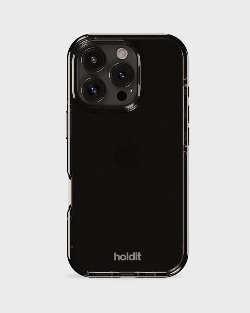 holdit holdit iPhone 16 Pro Skal Seethru Svart - Teknikhallen.se