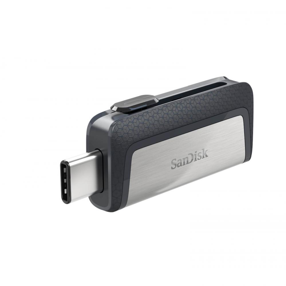 SanDisk SanDisk USB-minne 3.1 Ultra Dual 128 GB Typ C - Teknikhallen.se