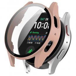  Galaxy Watch 7 44 mm Skal Med Skärmskydd Rosa - Teknikhallen.se