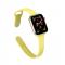  Silikon Armband Apple Watch 41/40/38 mm - Gul - Teknikhallen.se