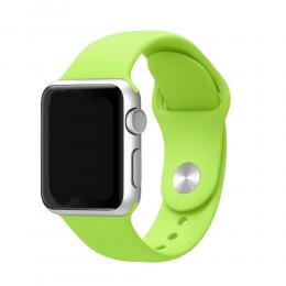  Silikon Armband Apple Watch 42/44/45/49 mm (S/M) Lime Grön - Teknikhallen.se