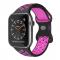 ColorPop Sportarmband Dual-Color Apple Watch 41/40/38 mm (S/M) Svart/Lila - Teknikhallen.se