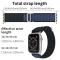 ColorPop Apple Watch 38/40/41 mm Armband Alpine Pro Loop Svart/Midnight Blue - Teknikhallen.se