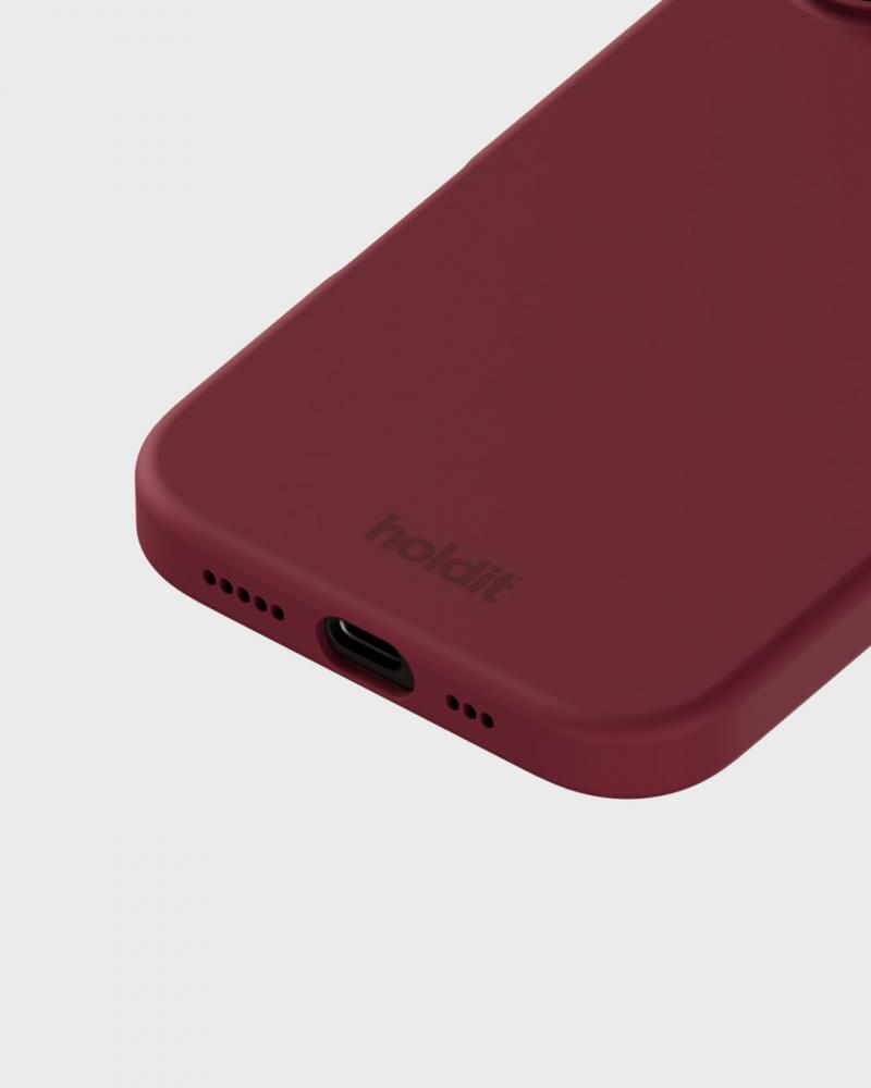 holdit holdit iPhone 16 Skal Silikon Red Velvet - Teknikhallen.se