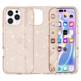  iPhone 16 Pro Skal Glitter Guld - Teknikhallen.se