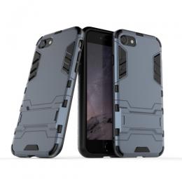  iPhone 7/8/SE Skal Hybrid Armor Kickstand Navy Blue - Teknikhallen.se